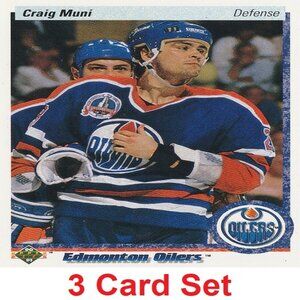 Craig Muni Hockey Card Collection